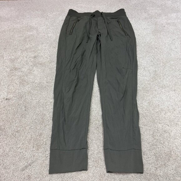 Athleta Trekkie North Jogger Women’s Green Elastic Waist Drawstring Pockets Sz 2 - Picture 5 of 11